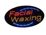 LED Facial & Waxing Sign