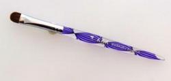 #14 666 Spiral Purple Handle French Brush.
